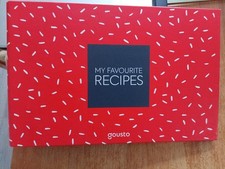 12 x Gousto Recipe Cards In Card Folder