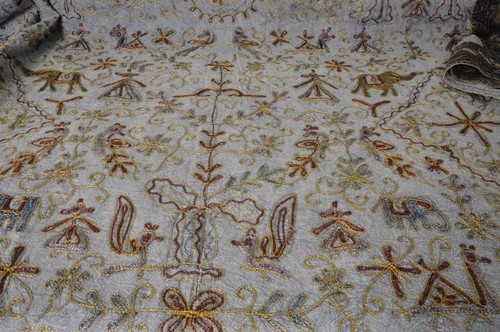 Large vintage indian bed - vintage,