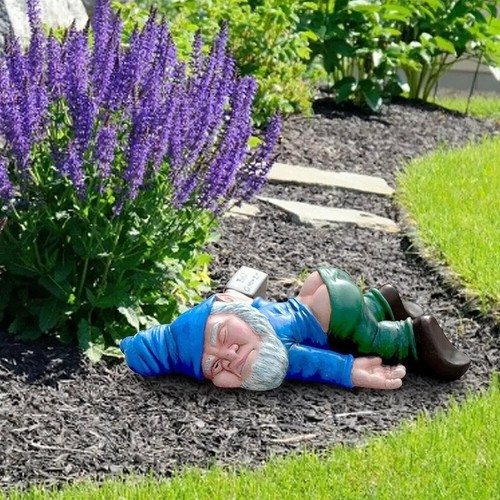 Funny drunk dwarf garden - dwarf, gnome