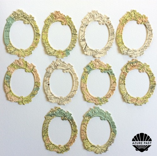 Embossed die cuts - 10,
