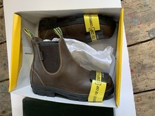 Tuffa Size 6 39 New Safety Boots Equestrian Brown Leather  