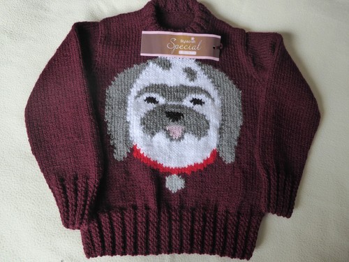 Hand knitted children dogs - hand, children's
