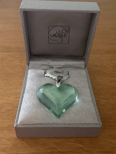 Lalique turquoise heart - turquoise,