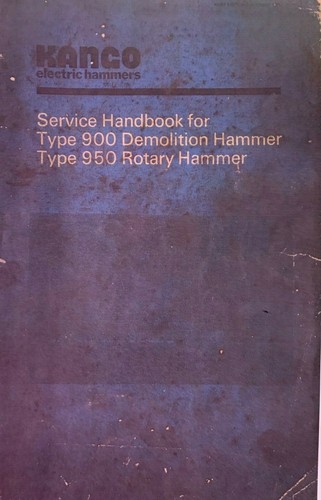 Kango 900 950 950s - kango, extensive
