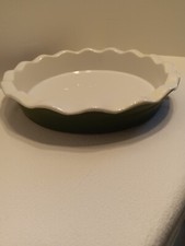 Ceramic pie dish 10.5" by 2"