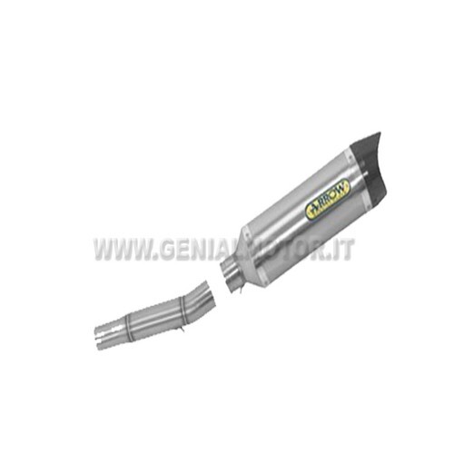 Exhaust link pipe arrow - +,