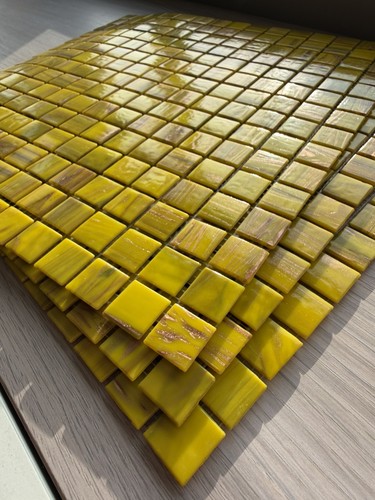 Glass mosaic wall tiles - glass,