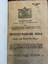 Frontier Warfare India 1939 North West Frontier Pakistan Pakhtunkhwa