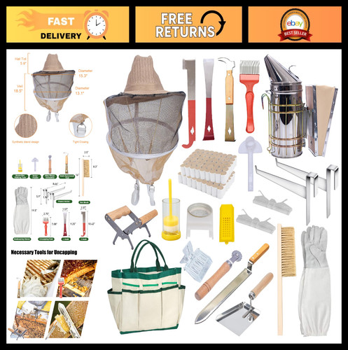 Beekeeping starter kit pcs - beekeeping, 24