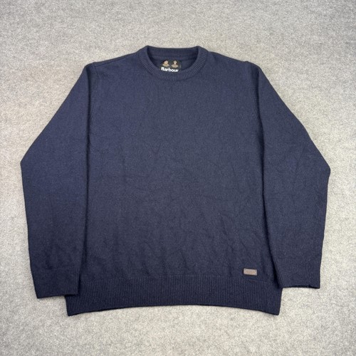 Barbour jumper mens xxl navy - barbour,