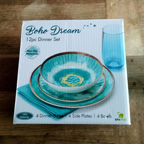 Boho dream 12pc melamine - 12pc,