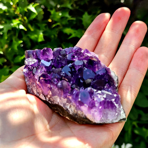 Natural amethyst geode - natural,