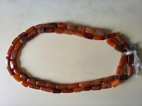 Carnelian polished trade beads - carnelian,