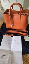 Aspinal of London Leather Handbag Burnt Orange Leather. Brand New Never Used