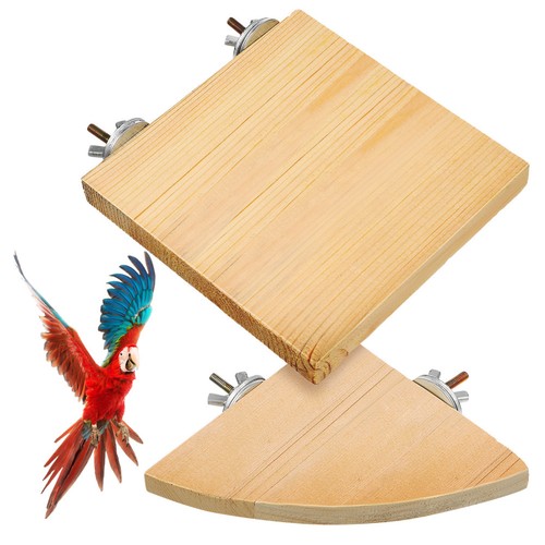 Wooden parrot perch - wooden,