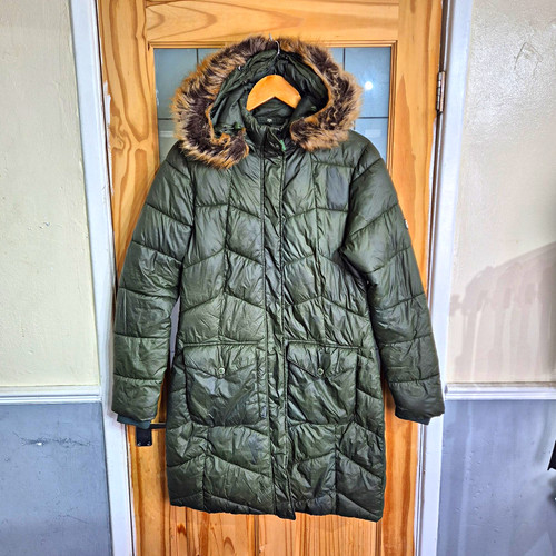 Barbour fibredown green long - barbour,