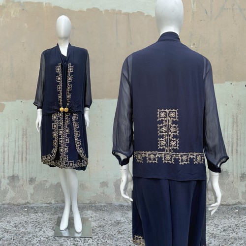 Antique 1920s flapper dress - 1920s,