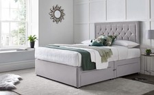 Orthopaedic divan bed set with - divan,