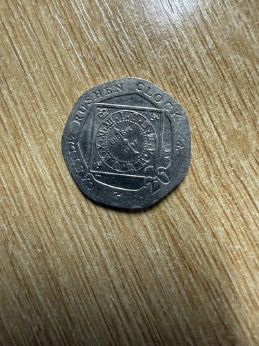 Castle rushen clock 20p - clock,