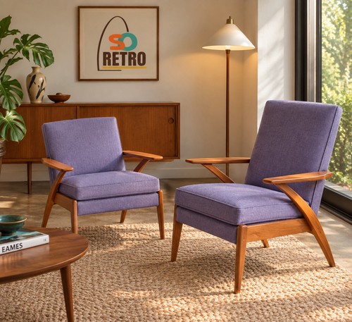 Pair mid century parker - of,