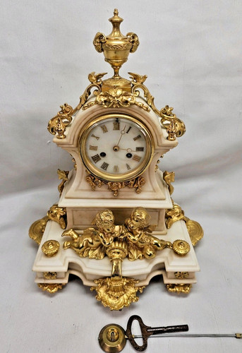 French 1880 alabaster - french,