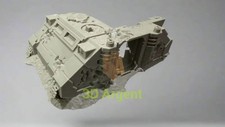 Tank Wreck Terrain 28mm Miniature Scenery compatible Space Wars