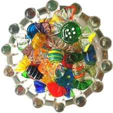 12Pcs Vintage Murano Glass