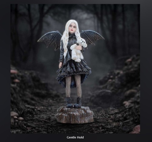 Gothic fairy figurine gentle - gothic,