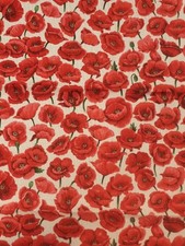 Poppy fabric UK fat quarter