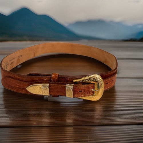 Vintage genuine lizard - genuine,