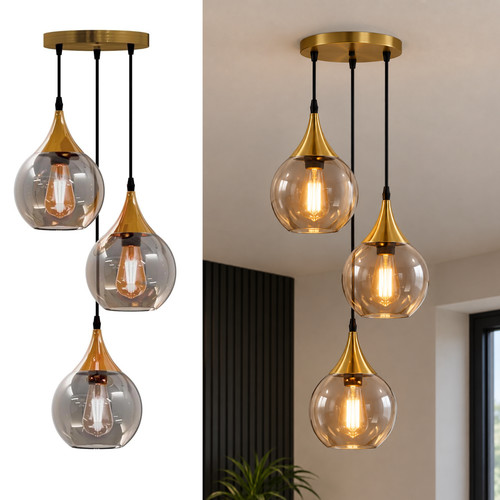 Globe glass design ceiling - globe,