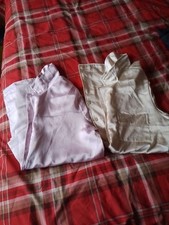 Vintage Satin Nightshirts 12-14 Short / Long Sleeve