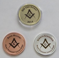 Custom Masonic Coin / Token -