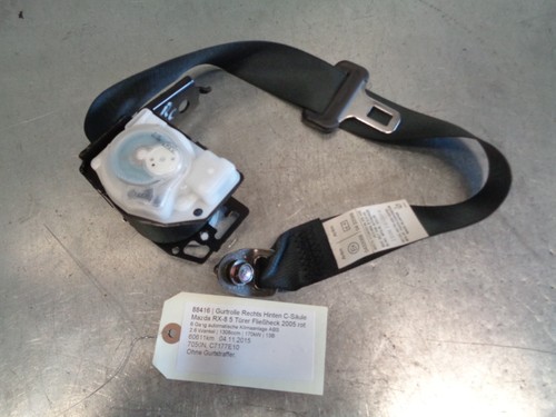 Seat belt right rear - rear, mazda