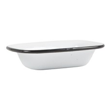 Enamel Soap Dish White by Ib