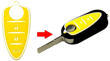 3 Button Remote Key Fob Rubber