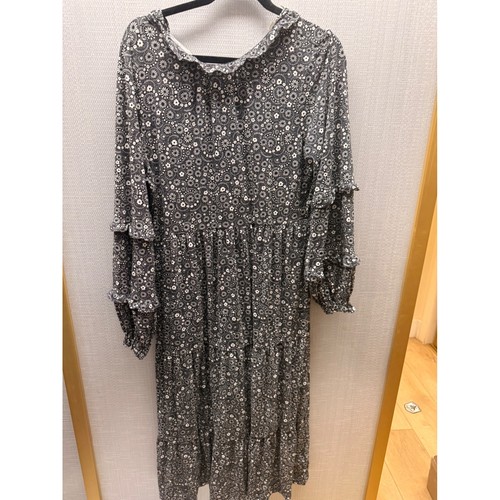 Boden black white floral - black,