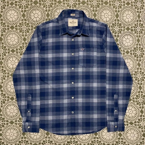 Y2k hollister blue - blue, plaided