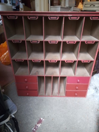 Vintage pigeon hole cubby - hole/cubby,