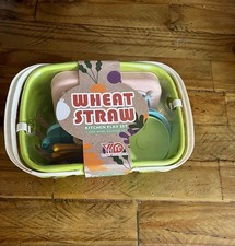 Wheat Straw Kitchen Play Set