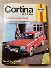 Cortina Mk3 & Mk4 Owners Handbook By Haynes Softback 1978 VGC