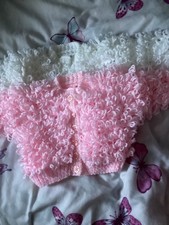 Baby Loopy Cardigans 2 pack l white l pink