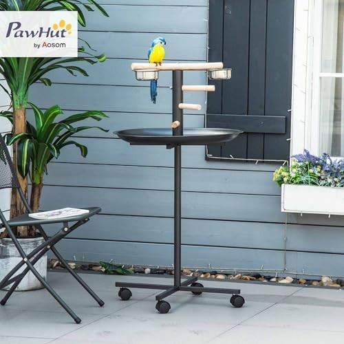 Pawhut parrot perch - parrot, stand