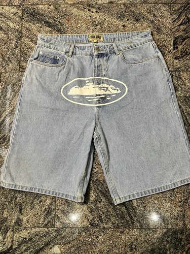 Corteiz denim shorts men - shorts, men's