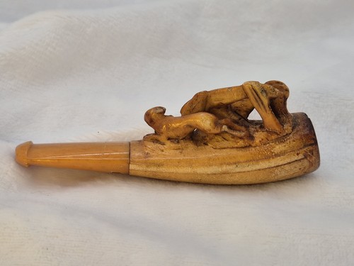 Antique meerschaum pipe - antique, hand