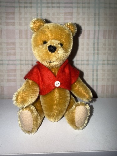 Vintage artist mini teddy bear - vintage,