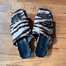 Used Well Worn Sandals | Zebra