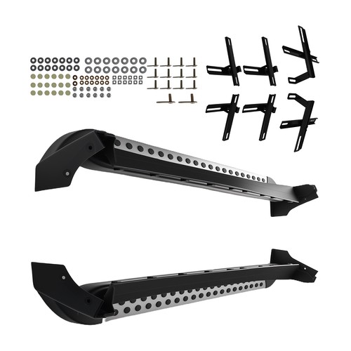 Aluminium running board - running, side