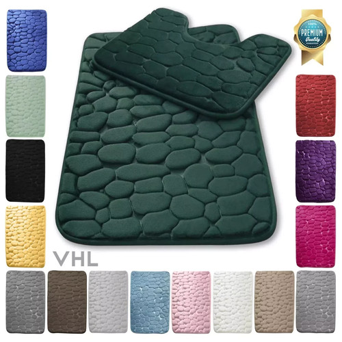 Diamond bath mat set - mat,