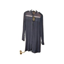 Joseph Silk Shirt Dress Size